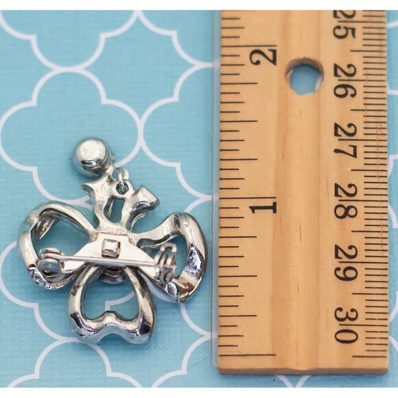 Vintage Silver Ribbon Lion's Brooch - R3 - Picture 2 of 2